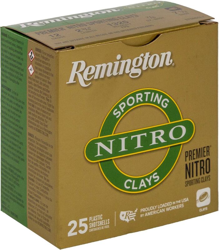 Premier Nitro Sporting Clays, 12 Gauge, 7.5 Shot, 2-3/4 in, 1 1/8 oz, 1300 fps